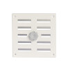 9752-051-501-GRILLE RÉGLABLE AVEC OUVERTURE RÉGLABLE 200x200 ÉMAIL BLANC-VECAMCO ()