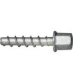9ZG635M8BTSH-VIS DIRECTE POUR BÉTON BTS H 6-35 M8 MANCHON EN ALUMINIUM GRIS ZINCÉ-CELO (UD)