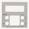 N2240.5 PL-COUVERCLE DE THERMOSTAT NUMÉRIQUE ZENIT ARGENT-NIESSEN (UD)