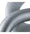 (substituir por 0683000233)ALEX160-TUBO FLEXIBLE DIÁMETRO 160 ALUMINIO NATURAL-DISMOL (ML)