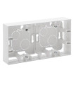 665399-NILOÉ SURFACE BOX 2 ELEMENTS ALUMINIUM-LEGRAND (UD)