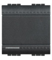 L4005M2A-1 POLE PUSHBUTTON NO. 10A WITH 2 MODULES LIVING IN ANTHRACITE COLOR-BTICINO (UD)