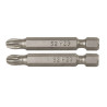 Embouts Pozi 50 mm n° 2, lot de 2, ratio 6673H2 (1)
