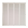 PRODUIT ARRÊTÉ – GRILLE D'AÉRATION EN ALUMINIUM AVEC BORDURE 5225D3030B. 1,2 x 30 x 30 BLANC EHLIS (UD)