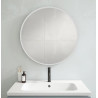 87648 ALEXA MIROIR 90CM CADRE BLANC (UD)