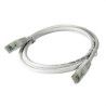 209002-CÂBLE RÉSEAU U/UTP CU CAT6 BLANC PVC 1m (SAC)-TELEVES ()