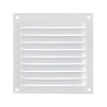 GRILLE DE VENTILATION EN ALUMINIUM 15X30 0,6MM BLANC 569F6 ()