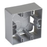 665398-SURFACE BOX NILOÉ 1 ELEMENT ALUMINIUM-LEGRAND (UD)