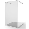 IMPEX - N-97 NOA CLOISON (SÉPARATEUR D'ÎLOT 1F) 120X195 NOIR TRANSPARENT (8MM) (UD)