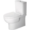 Toilette WC a poser, Duravit, Basic, double, blanc. (UD)