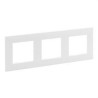 864173-NILOÉ STEP PLATE, 3 ELEMENTS, MATTE WHITE-LEGRAND (UD)