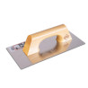 Taloche en acier inox rectangulaire,  30cm, manche en bois, pour application céramique, Rubi. (UD)