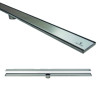ID30800-CANAL + GRILLE LISSE 120x7cm ACIER INOXYDABLE-STYLE GURU (UD)