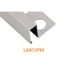 LISTELLO ALUMINIUM 10X12 ARGENT MAT 2,6 MT LAR12PM * (UD)