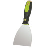 SPATULE FLEXIBLE EN ACIER INOXYDABLE 904S15 AVEC MANCHE EN CAOUTCHOUC 150 MM (UD)