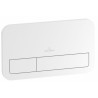 92249068-VICONNECT E200 ENROBÉ BLANC DOUBLE BOUTON-POUSSOIR BL-VILLEROY BOCH (UD)