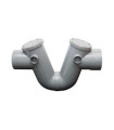 130110 SIPHON EN PVC DIAMÈTRE 110 AVEC REGISTRE CODOPLAST (UD)