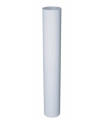 TE50120 - Tube en aluminium 500 mm de diamètre, ligne étanche 120 mm - DISMOL (ML)