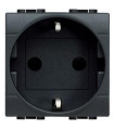 L4141-BASE SCHUKO NORMAL 2P+T LIVINGLIGHT ANTHRACITE-BTICINO (UD)