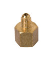 9020-202-RÉDUCTION 1/4-1/2" MH LAITON-VECAMCO ()