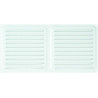 GRILLE DE VENTILATION LAQUÉE BLANCHE 15X30 RÉF. HV01901 (UD)