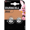 48312325 BLISTER 2 PILES BOUTON AU LITHIUM 2032 DURACEL *** (UD)