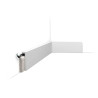 SX171 SOCOL COUVERTURE BLANC MAT L200 X H10 X A2,2 CM DUROPOLYMER (UD)