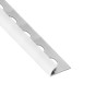 PROTÈGE DE CÔTÉ PVC 11,5 MM BLANC 2,6 MT RÉF. 00072 (UD)