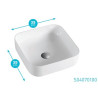 S04070100 ÉVIER SEI 39X39 (UD)