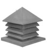 Cheminée plate carrée 42x42 PLAHOMS (UD)