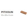 BLOC MANUEL PITXOLI 10X29X5 ROUGE (480 unités/palette) (UD)