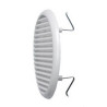 9502-006-01-GRILLE RONDE DIAMÈTRE 175 AVEC RESSORT + MOUSTIQUAIRE BLANCHE-VECAMCO ()