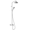 26274000-SET DOUCHE 200 1 jet VERNIS BLEND AVEC THERMOSTAT DE BAIN CHROME-HANSGROHE (UD)