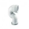 021300-MANCHON DE TOILETTE ÉLASTIQUE ANGLE S386 INTÉRIEUR RÉGLABLE 110-ALIAXIS ()