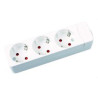 283 B-BASE MULTIPLE 3 PRISES SANS CÂBLE BLANC-PHÉNOPLASTIQUE (UD)