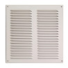 GRILLE D'AÉRATION EN ALUMINIUM S/PEST.30X30 BLANC 5224D3030B ()