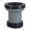 021360-MANCHON DE TOILETTE EN PVC AVEC SYSTÈME MULTI-JOINTS S390 110-ALIAXIS (UD)