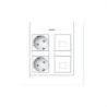 T1120 BL-KIT 2 COLONNES 2BL+2RJ SURFACE BLANCHE-NIESSEN (UD)