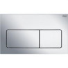 Plaque de commande, Viega, rectangulaire, finition chrome foncé. (UD)