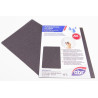018636 FEUILLE DE PAPIER DE VERRE IMPERMÉABLE GRAIN 120 DIMENSIONS 230X280MM*** ()