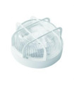 7200 N-ROUND WALL LIGHT 100W E27 NOIR POLYPROPYLÈNE-PHÉNOPLASTIQUE GRILLE (UD)