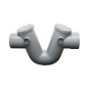 130200 SIPHON PVC DIAMÈTRE 200 AVEC REGISTRE CODOPLAST (UD)