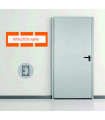 PM08842 ECO CLASSIC PORTE REVERSE. 800X2050 (pas de 70) CALANDRE D'ORIGINE (UD)