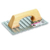 72960-GRATTOIR À MORTIER MONOCOUCHE 250x144 MANCHE EN BOIS-RUBI ()