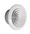 9751-062-01-GRILLE RONDE ABS POUR ENCASTRACTION DIAMÈTRE 150 BLANC-VECAMCO ()