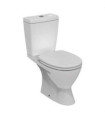 toilette WC a poser, sans réservoir de chasse, Ideal Standard, Tesi, double téléchargement, aquablade, blanc (UD)
