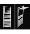 SED121050B Deltacalor Dinamic 1209x500 radiateur sèche-serviettes blanc avec étendoir (UD)