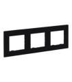 864573-NILOÉ STEP PLATE, 3 ELEMENTS, MATTE BLACK-LEGRAND (UD)