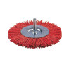 BROSSE CIRCULAIRE EN NYLON ROUGE RAPPORT 100MM 6652H100 (1)