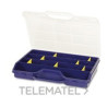 145001-CASE 45-26 312x238x51mm 21 SÉPARATEUR EN POLYPROPYLÈNE BLEU-TAYG (UD)